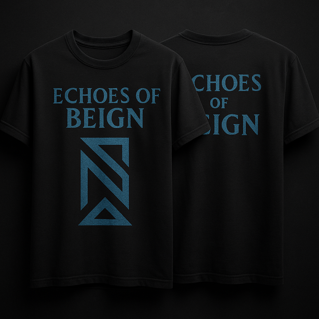 Echoes Tee — Glacier Blue
